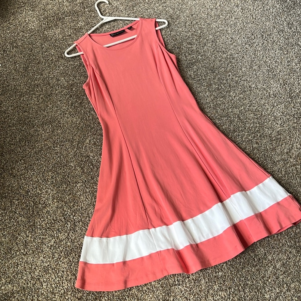 New York and company peach M size summer dress